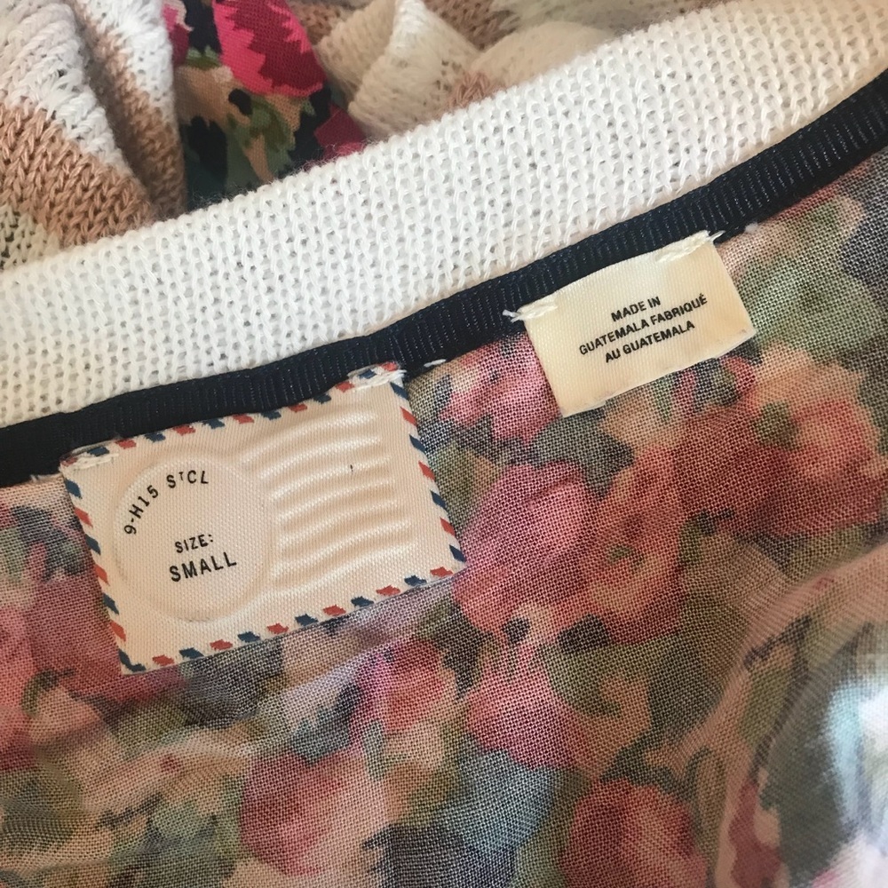 Anthropologie Postmark Ginny Mixed Media Striped … - image 6